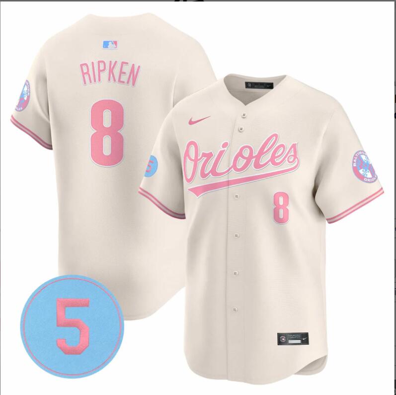 Men Baltimore Orioles #8 Ripken cream 2024 Nike MLB jersey->indianapolis colts->NFL Jersey